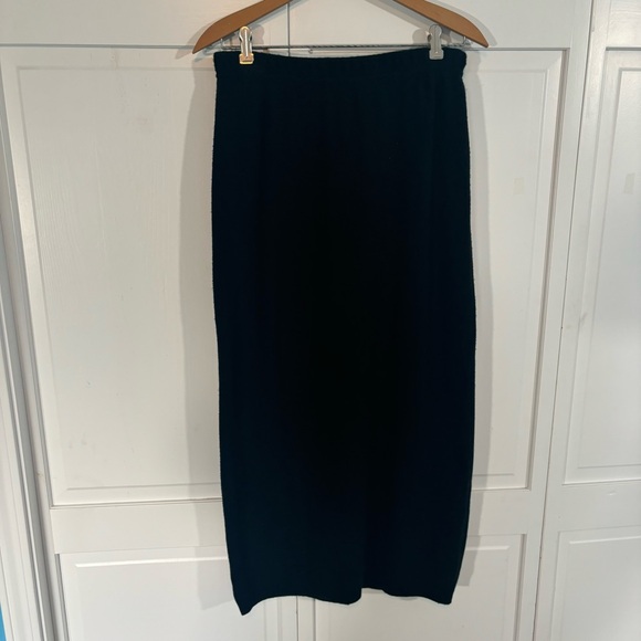 Karen Lessly Black Long Skirt Maxi Winter Fall M - Picture 7 of 7